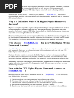 Cfe Higher Physics Homework Answers