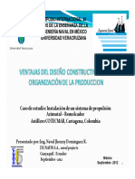 Ventajas Del Diseño Constructivo en La Organizacion de La Produccion