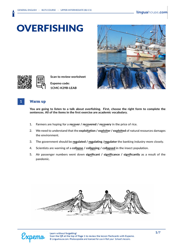 Cod Population Decline Due to Overfishing | PDF | Overfishing | Vocabulary