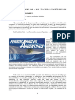 Ferrocarriles Argentinos 1o DE MARZO DE 1948