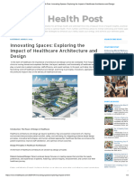 Health Post - Innovating Spaces - Exploring The Impact of Healthcare Architecture and Design