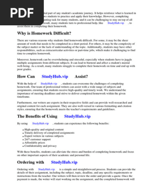 Homework Teacher Checklist