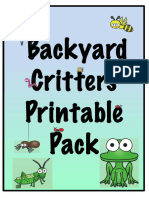 Backyard Critters PP 123HS4M