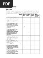 Escala FAST para Avaliação de Alzheimer | PDF | Bem-estar | Médico