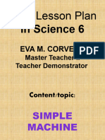 COT Science 6 Q3 DLP-simple Machine