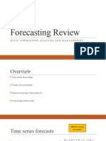 Forecasting Review