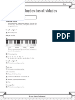 Resoluções Das Atividades: Música Se Escreve Abertura de Capítulo