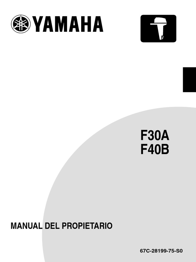 Manual Motor Yamaha | PDF | Acelerador | Cambiar