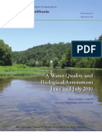 Juniata River Subbasin Year-1 Survey, A Water Quality and Biological Assessment, June and July 2010