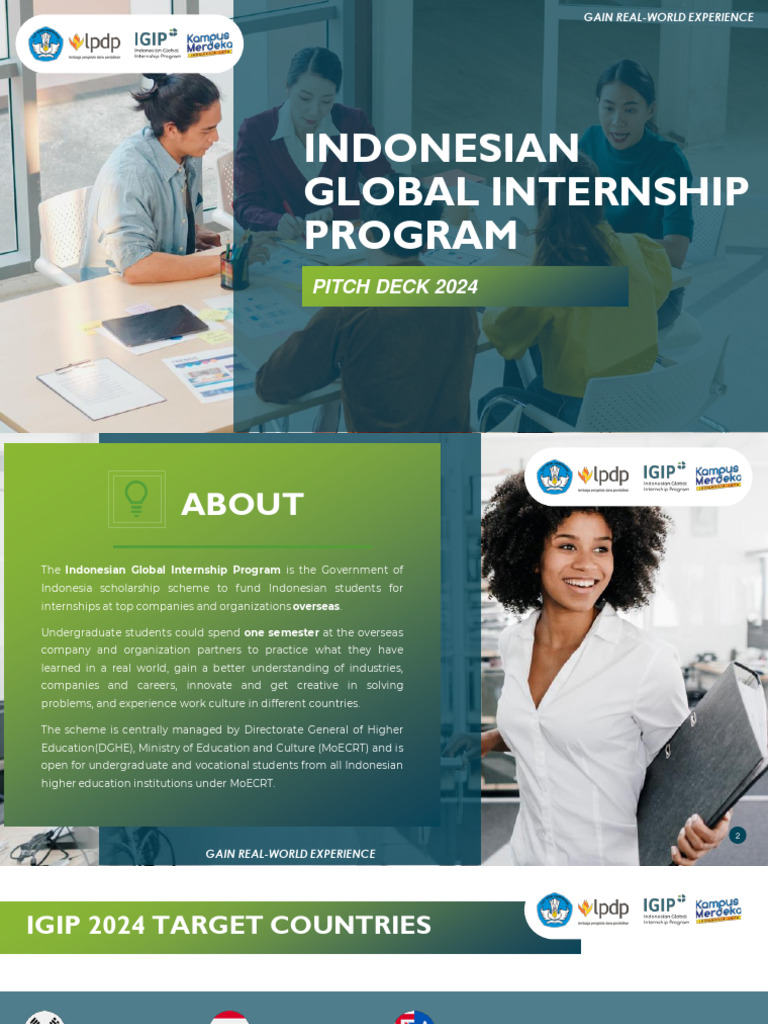 IGIP 2024: Global Internship Opportunities | PDF | Internship | Job Hunting