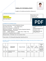 IVB Candidate Information