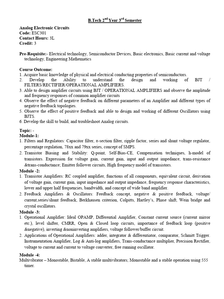 Cse aiml 2020 syllabus pdf amplifier process computing 
