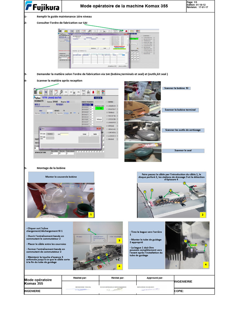Mode Op ratoire Machine Komax 355 PDF