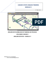 Piping Stress Caesar II - Estatico - Modulo V