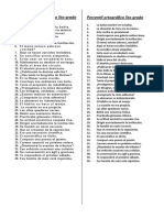 Percentil Ortográfico 5to Grado Mayo