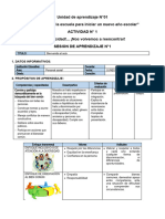 4° Grado - Sesiones Del 04 Al 08 de Marzo