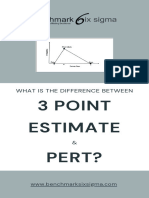 3 Point Estimate Vs PERT
