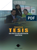 PROYECTO DE TESIS: Guía práctica para investigación cuantitativa