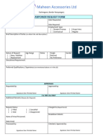 Manpower Requisition Form Sample