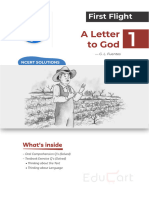A Letter To God: First Flight