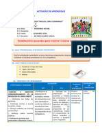 E1 A1 SESION PS ESTABLECEMOS ACUERDOS PARA MEJORAR NUESTRA CONVIVENCIA