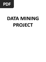 Great Learning DATA MINING PROJECT