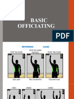 WEEK 8 - Basic Officiating