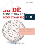 (Bản Đọc Thử) - 50 Đề Minh Họa 2024 Môn Toán Học