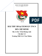 Bài Thu Hoạch Đoàn Tncs Hồ Chí Minh: Họ và tên: Trần Hoàng Anh Chi đội: 9.3 Trường THCS Lê Văn Thiêm