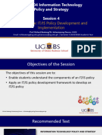 Lecture 5 - IT Policy Development and Implementation - Chapter 3