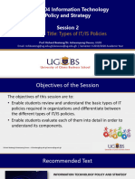 Lecture 2 - IT Policy - Types of IT_IS Policies - Chapter 2