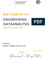 Engineering Data Analysis Learning Mateial (2nd Week)