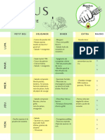 Menus de La Semaine 1