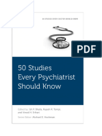 50 Studies Every Psychiatrist Should Know