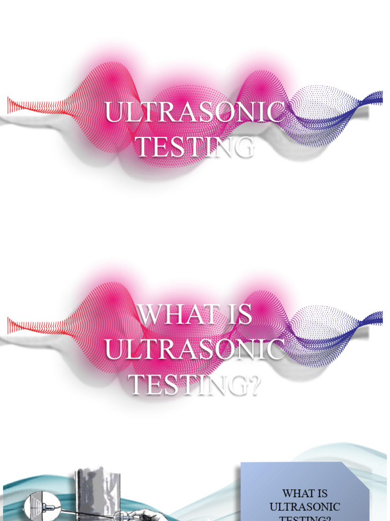 Ultrasonic Testing | PDF