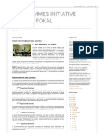 PROGRAMMES INITIATIVE JEUNES - FOKAL - WSDC - Le Format (Version Courte)