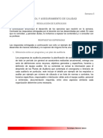 Control Y Aseguramiento de Calidad: Semana 5