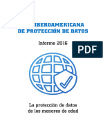 Primer Informe Red Iberoamericana de Proteccion de Datos