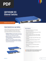 GREYHOUND2000 Industrial Ethernet Switch | PDF | Physical Layer ...
