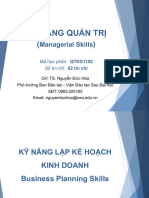 Ky nang quan tri 2023 Lập Kế hoạch