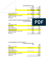 Actividad Estados Comparativos y Conversión A Porcentajes de Los Estados Financieros