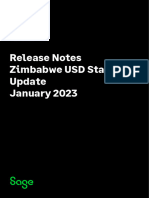 Sage 300 People Release Notes Zimbabwe USD Statutory Update January 2023