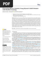 Forecasting Bitcoin Volatility Using Hybrid GARCH Models With Machine Learning