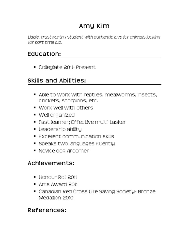 Amy - Resume Scribd 1 | PDF