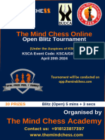 The Mind Chess Online Open Blitz Tournament 20 april