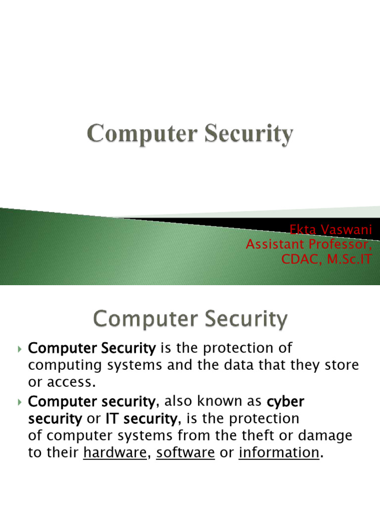 Understanding Computer Security Basics | PDF | Computer Virus | Spyware