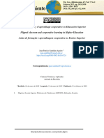 Santillán-Aguirre 2022 Flipped Classrom y El Aprendizaje Cooperativo en Educación Superior