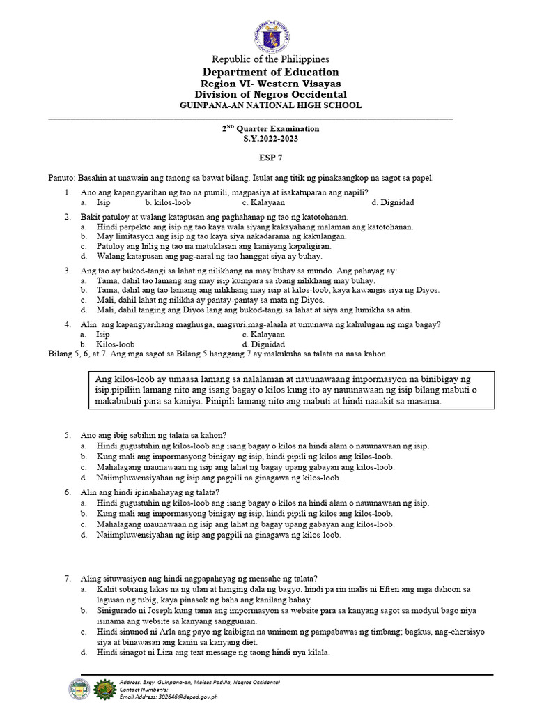 Esp 7 Final | PDF