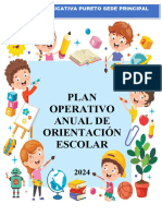 Plan Operativo Anual de Orientacion Escolar 2024