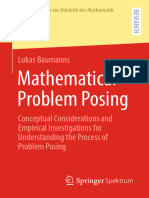 Lukas Baumanns - Mathematical Problem Posing_ Conceptual Considerations and Empirical Investigations for Understanding the Process of Problem Posing-Sprin